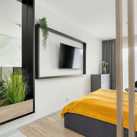 公寓 Perlowa Przystan Eleganckie Studio Z Parkingiem W Kolobrzegu By Noclegi Renters *